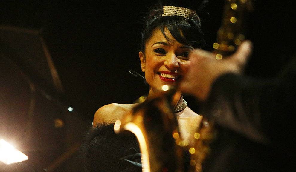 Magali Léger dans le rôle de Joséphine Baker.