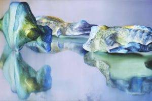 Maude Maris Sauria 2021 Huile sur toile, acquisition du FRAC