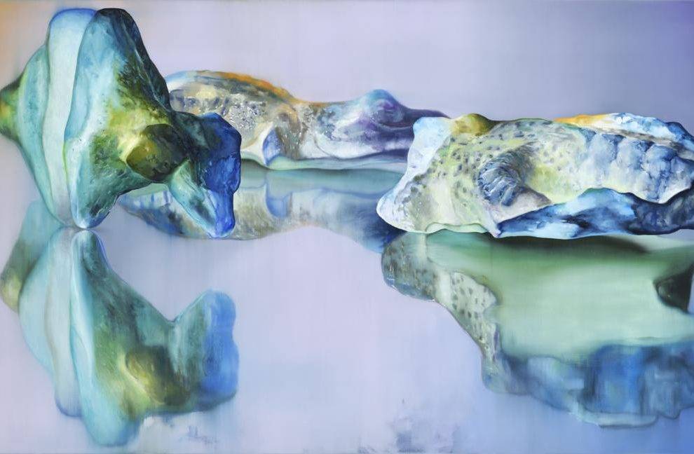 Maude Maris Sauria 2021 Huile sur toile, acquisition du FRAC