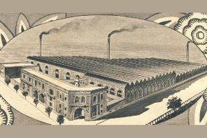 dessin usine Conchon Quinette