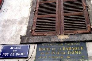Le « Circuit d’Auvergne » au carrefour clermontois des Quatre-Routes. © Jean Argellier