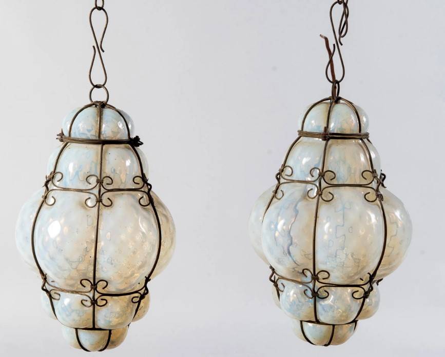 lustres murano marquise de Sévigné photo Ivoire