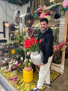 Henry le fleuriste / Photo Dorian Blanot