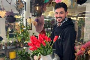 Henry, le fleuriste / Photo Dorian Blanot