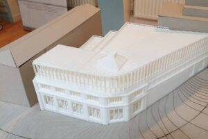 Maquette de la Cité du court / MU Architecture