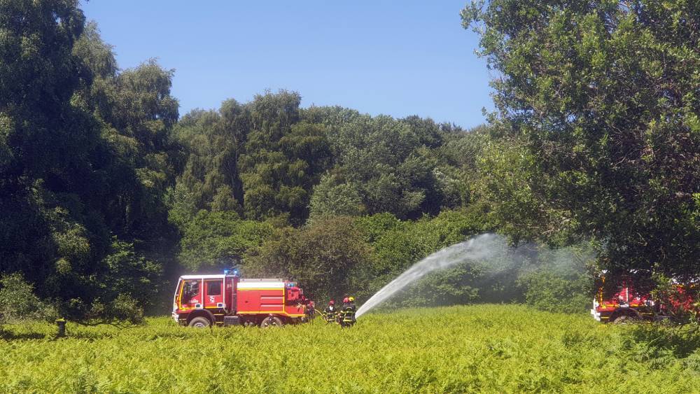 Camion du SDIS en exercice / Photo 7 Jours à Clermont