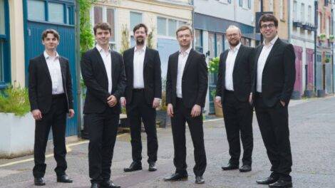 Ouverture de Voix & patrimoines 2025, Gesualdo Six / Photo Ash Mills