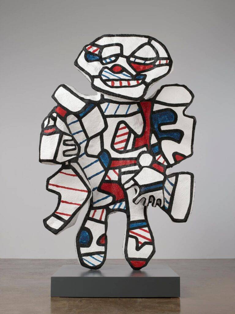 Jean-Dubuffet, personnage pour Washington Parade. époxy peint au polyuréthane n°0/7 1973. - Fondation Dubuffet