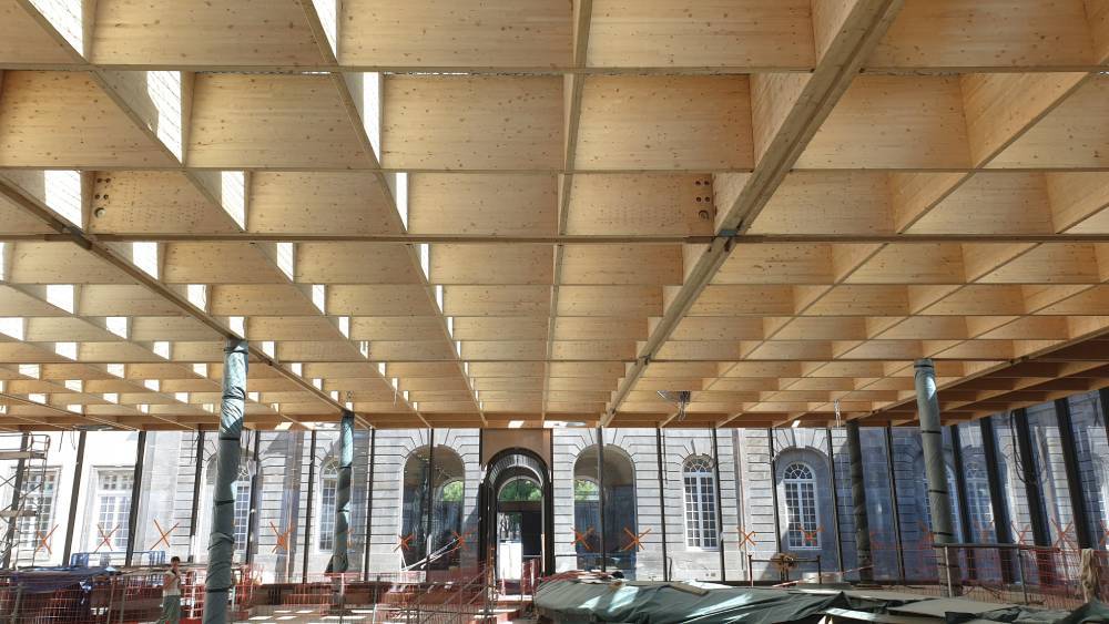 Bibliothèque de l'Hôtel Dieu - Forum et accès vers bâtiment Dijon / Photo 7 Jours à Clermont