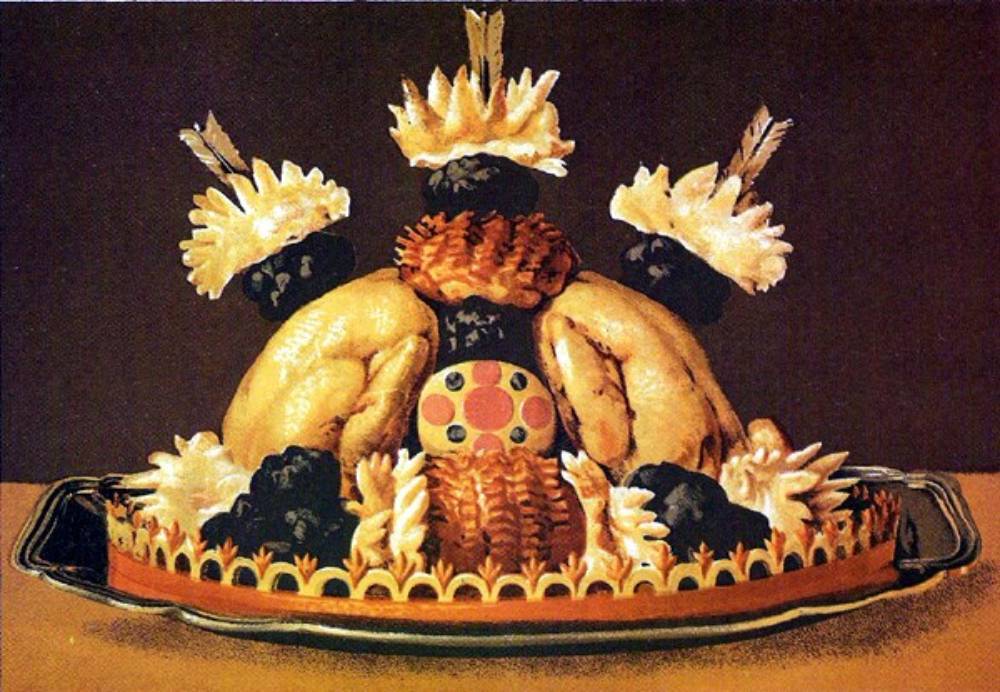 L’artistique Poularde à la Godard de J. Gouffé. Livre de cuisine, 1867 - Coll. privée