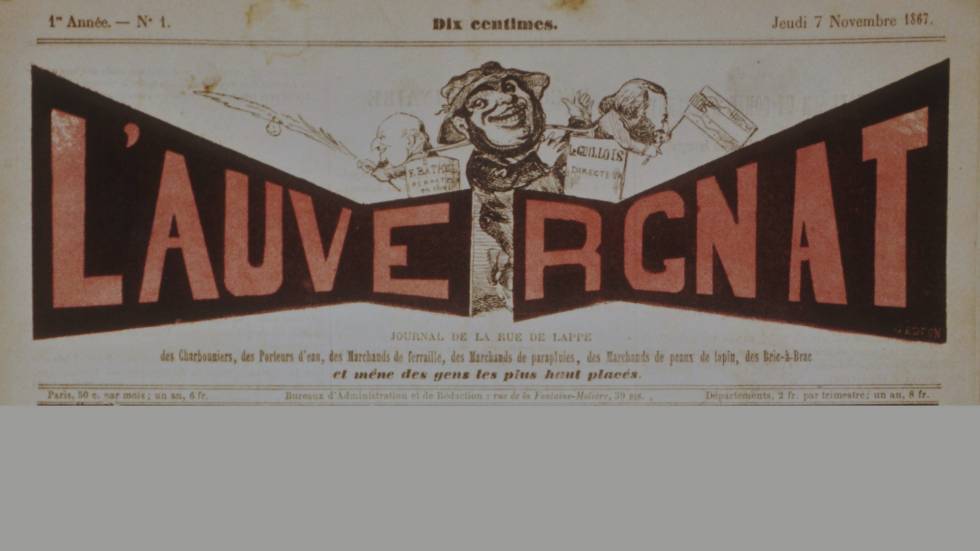 Le journal « bougnatisant » de la rue de Lappe. Coll. A.-S. Simonet - Photo Annette Jourde (†) - DP