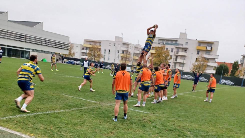 ASM Clermont Auvergne à l'entrainement / Photo P. Thivat