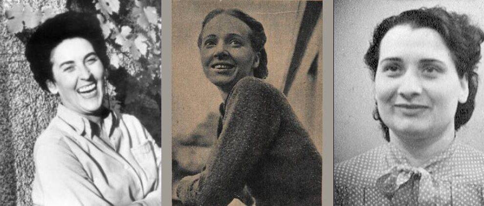 C.Delbo (c) E Schwab, MC Vaillant-Couturier (c) BHF Gallica , D Casanova (c) DR