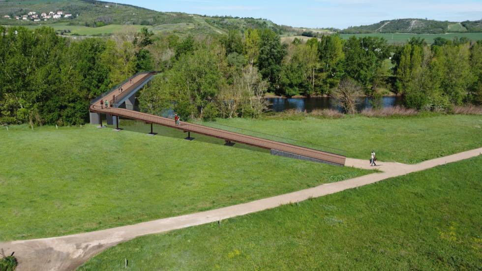 Illustration de la future passerelle (c) Clermont Métropole