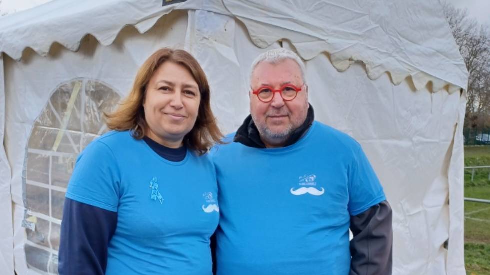 Christelle, trésorière et Jean Pierre Babault, coprésident / Photo P. Thivat