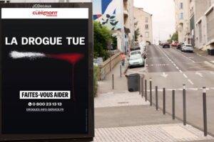 La drogue tue Panneau JCDecaux