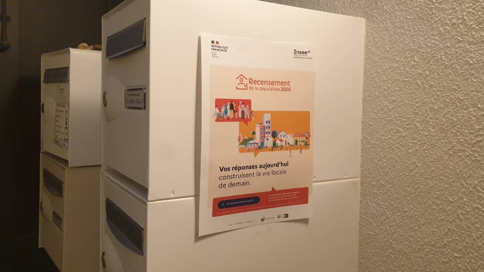 Affichette du recensement 2026 Photo 7 Jours à Clermont