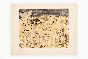 Dubuffet Solitudes, 1953, lithographie, édition de 10 exemplaires et 5 HC, 50 x 65,5 cm