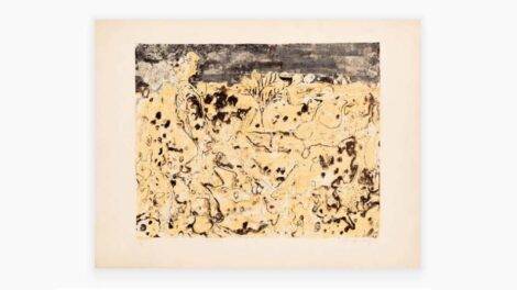 Dubuffet Solitudes, 1953, lithographie, édition de 10 exemplaires et 5 HC, 50 x 65,5 cm