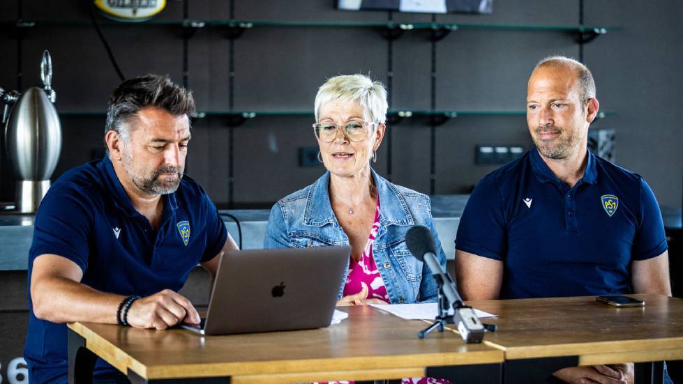 M. F. Magignot entrourée de F. Ribeyrolles et V. Fargeas Photo ASM